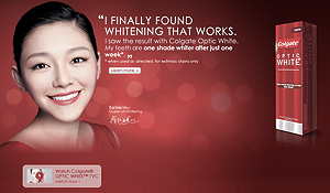 Colgate Optic White Microsite