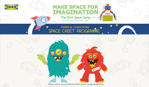 IKEA Space Camp Microsite